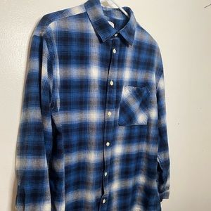 Men's Cotton Flannel Long Sleeve Shirt
